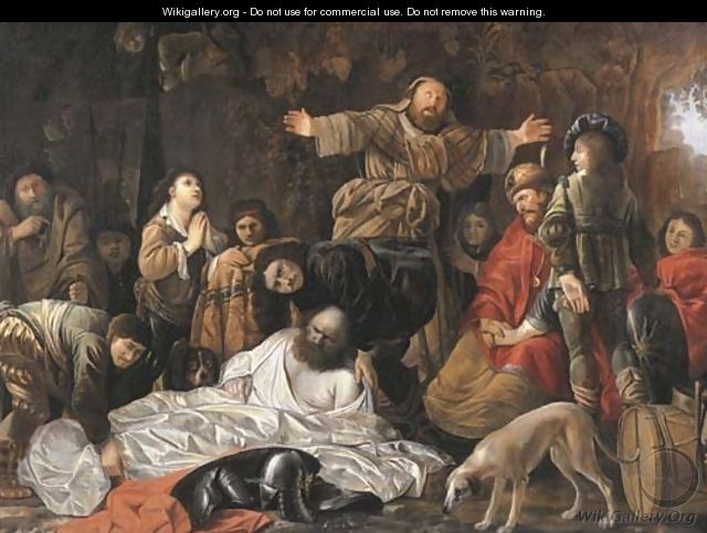 The Humiliation of King Ahab - (after) Honthorst, Gerrit van