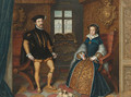 Portrait of Queen Mary I and Philip of Spain - (after) George Perfect Harding