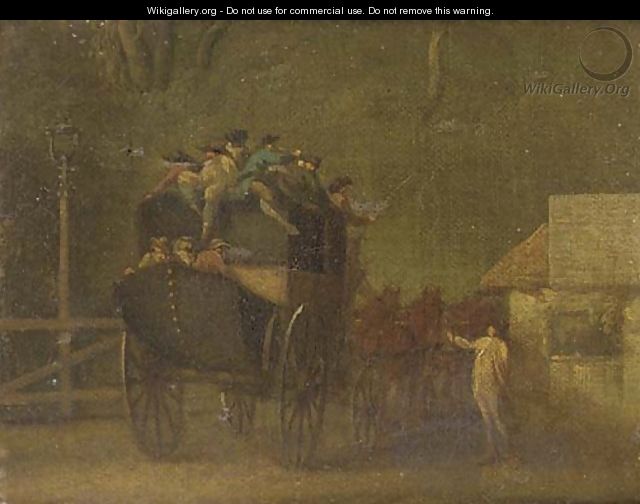 The turnpike gate - (after) George Morland