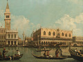 The Molo, Venice with the Doge's Palace and the Piazzetta from the Bacino di San Marco - (after) (Giovanni Antonio Canal) Canaletto