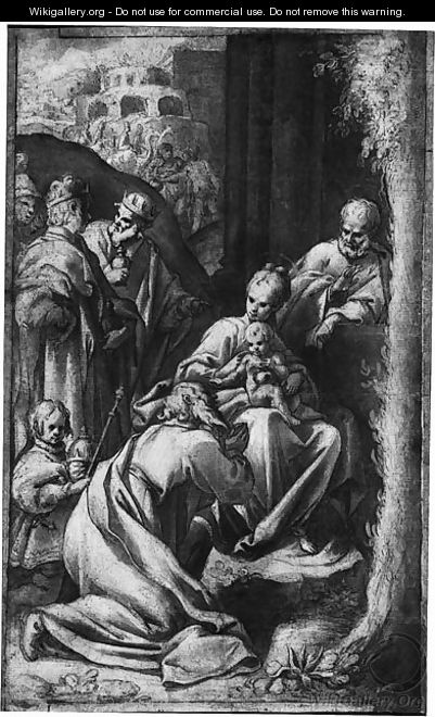 The Adoration of the Magi - (after) Denys Calvaert