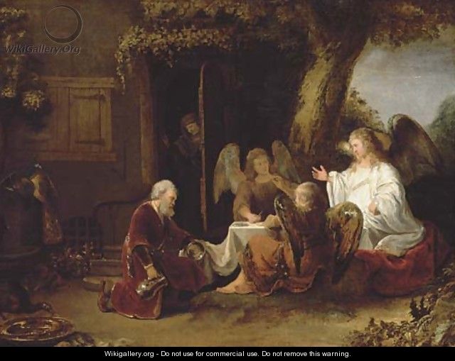 Abraham and the Three Angels - (after) Ferdinand Bol