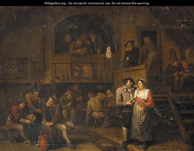 Peasants carousing in a tavern - Egbert Jaspersz. Van, The Elder Heemskerck