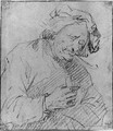 A Smoker holding a Glass - (after) Egbert Jaspersz. Van, The Elder Heemskerck