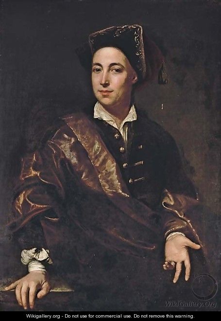 Portrait of a gentleman - (after) Francesco Trevisani
