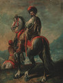 A mounted Turk - (after) Francesco Simonini
