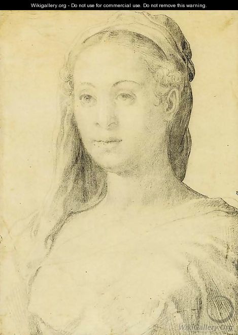 Portrait of a woman - (after) Francesco De