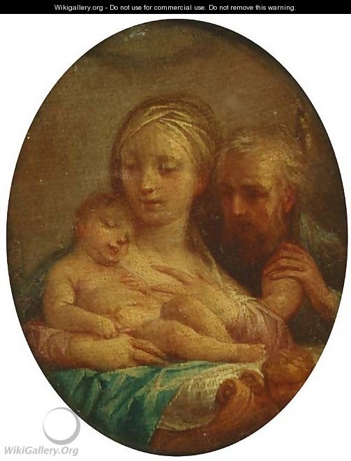The Holy Family - (after) Francesco De Mura