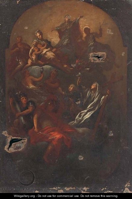 The Assumption of the Virgin - (after) Carlo Innocenzo Carloni