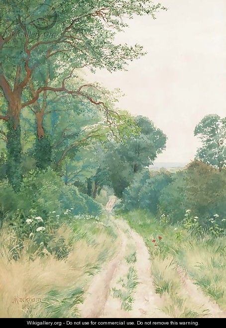 A Sussex lane - Arthur Rackham