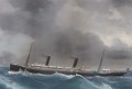 R.M.S. Ophir in heavy weather - (after) A. De Simone