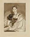 Portrait de Madame Duvaucey de Nittis en buste - (after) Ingres, Jean Auguste Dominique