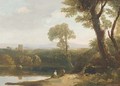 Figures in an Italianate landscape - (after) Alexander Runciman