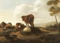 Cowherds resting - (after) Albert Jansz. Klomp