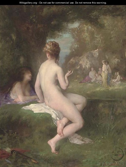 Diana bathing with the nymphs - Armand Laroche