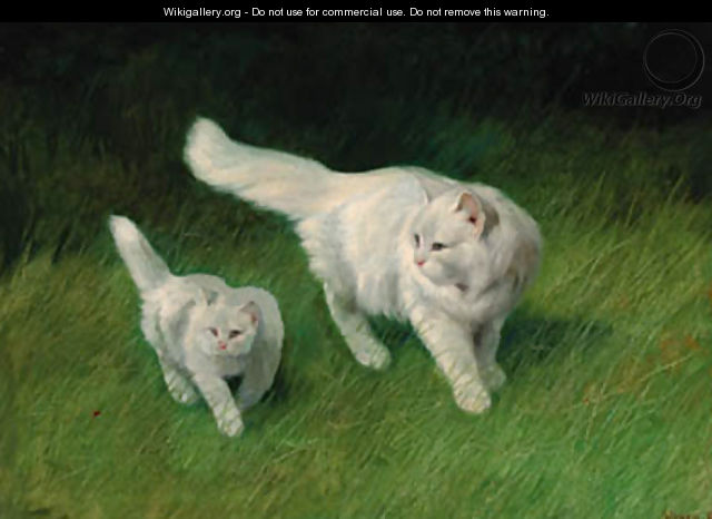Two cats - Arthur Heyer