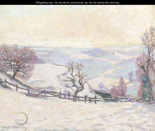 Gelee blanche au Puy Barriou, Crozant - Armand Guillaumin