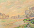 A tranquil river landscape - Armand Guillaumin