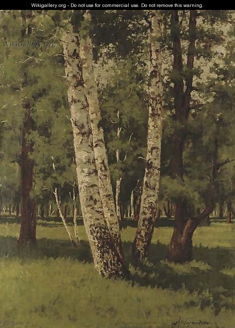 Birch trees - Arkhip Ivanovich Kuindzhi