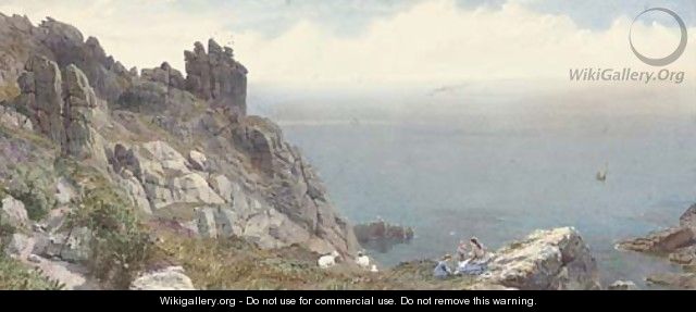 Sketch on the Cornish coast - Anthony Carey Stannus
