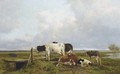 Cattle in an extensive polder landscape - Anton Mauve