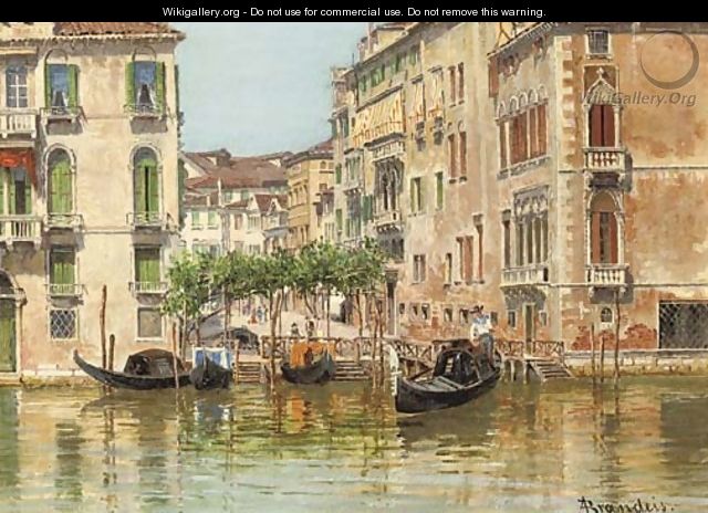 Traghetto Maria del Giglio a view of Venice - Antonietta Brandeis