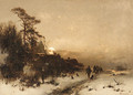 A walk along a snowy path - Anton Windmaier
