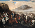 A Cavalry Battle - Aniello Falcone