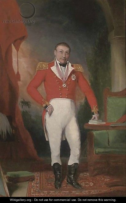 Portrait of General Sir John Doveton - Anglo-Indian School