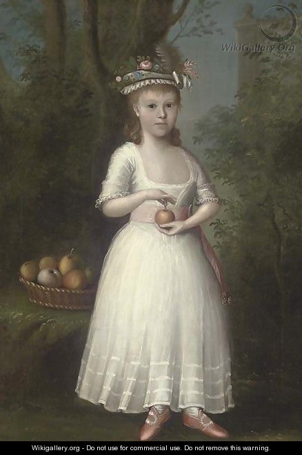 Portrait of a girl - Anglo-American School