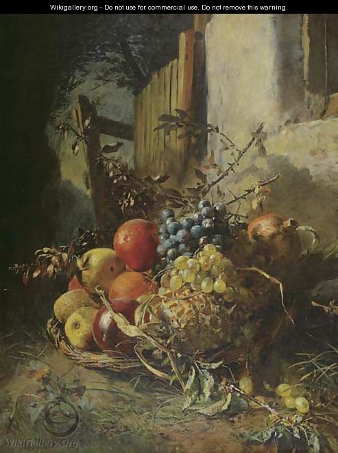 Fruit in a basket - Anna Peters