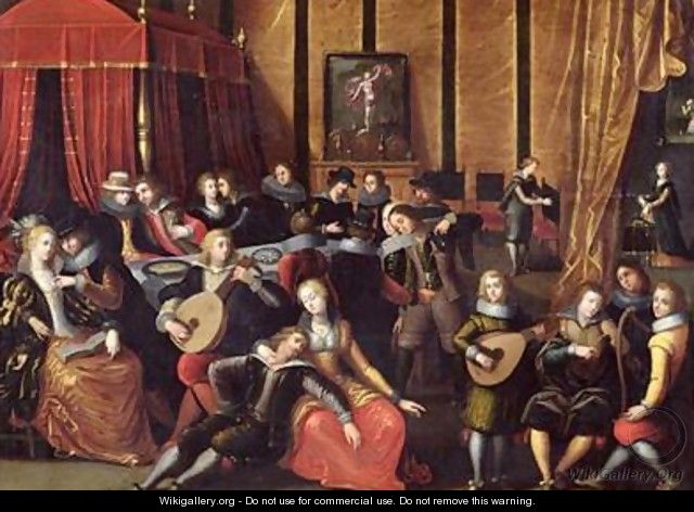 The Spanish Concert or The Gallant Rest - Louis de Caullery