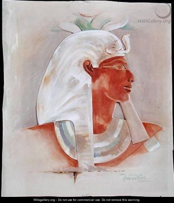 Head of Queen Makare Hatshepsut - Howard Carter