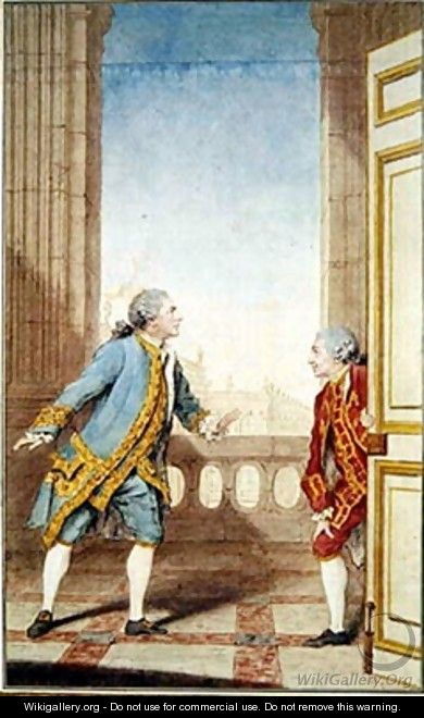 The Actor David Garrick 1716-1779 - Louis (Carrogis) de Carmontelle