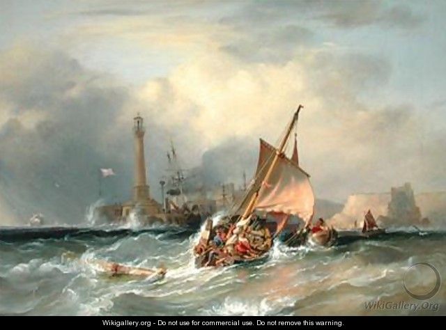 Lugger Entering Margate - George the Elder Chambers