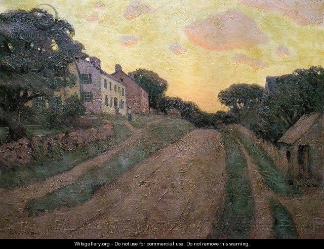 Summer Street 1890 - Arthur Wesley Dow