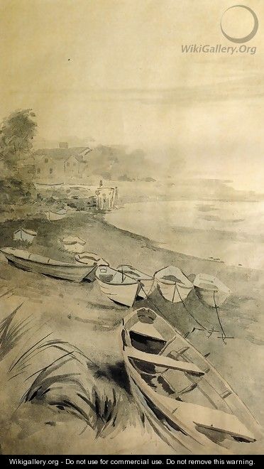 Rowboats along the Shore 1895 - Arthur Wesley Dow