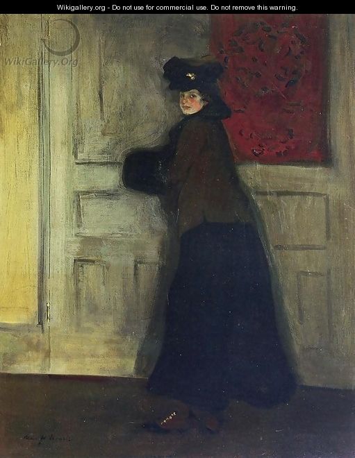 Lady with Muff 1904 - Alfred Henry Maurer