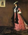Woman in Pink Portrait of Roselle Fitzpatrick 1902 - Alfred Henry Maurer