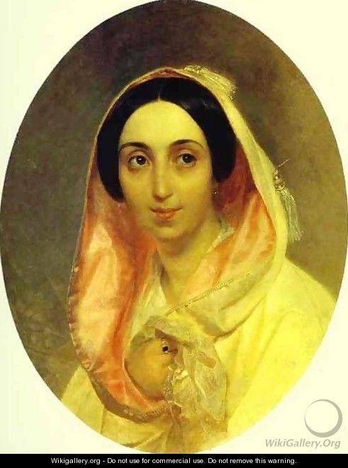 Portrait of Princess A A Bagration 1849 - Julia Vajda
