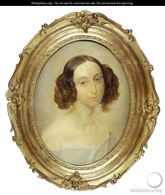 Portrait of Grand Duchess Olga Nikolaevna 1837 - Julia Vajda