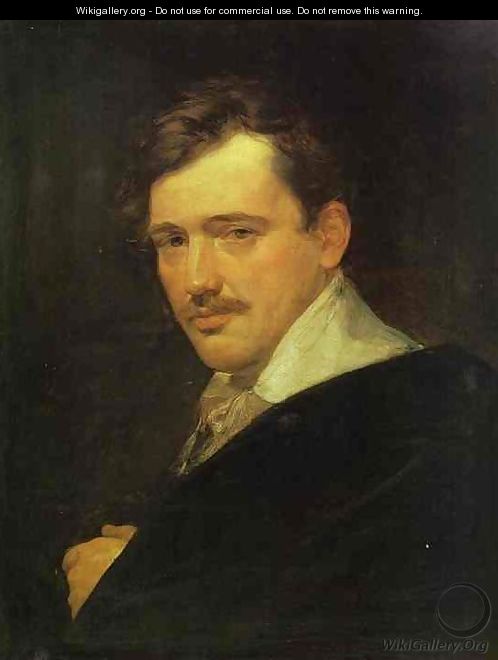 Portrait of A N Lvov - Jules Elie Delauney