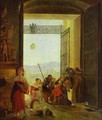 Pilgrims at the Entrance of the Lateran Basilica - Jules Elie Delauney