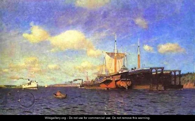 Fresh Wind Volga 1895 - Isaak Ilyich Levitan