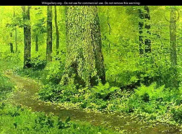 Footpath in a Forest Ferns 1895 - Isaak Ilyich Levitan