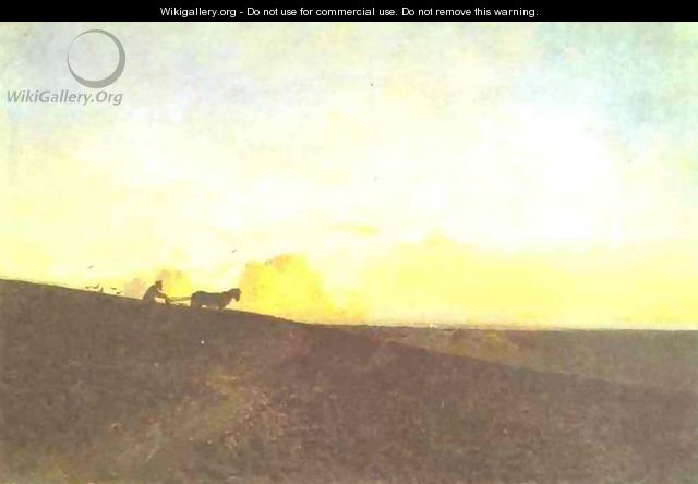 Evening in the Field 1883 - Isaak Ilyich Levitan