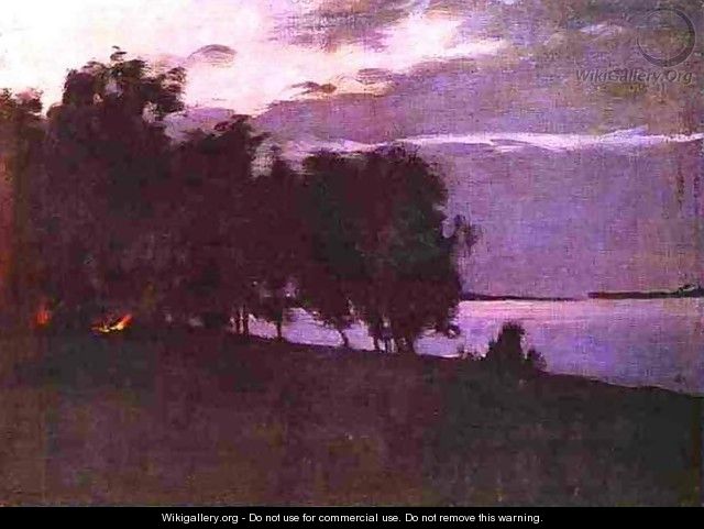 Bonfire 1890 1899 - Isaak Ilyich Levitan