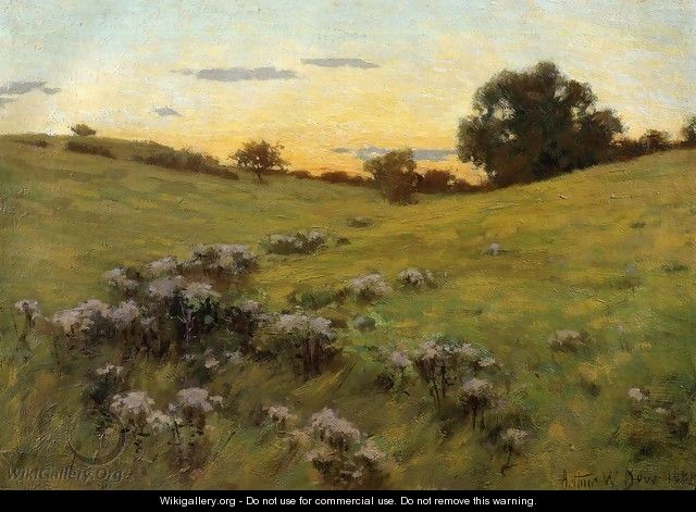 Flowering Field 1889 - Arthur Wesley Dow