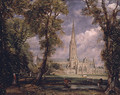 Salisbury Cathedral from the Bishop s Grounds 1825 - Rosa Bonheur