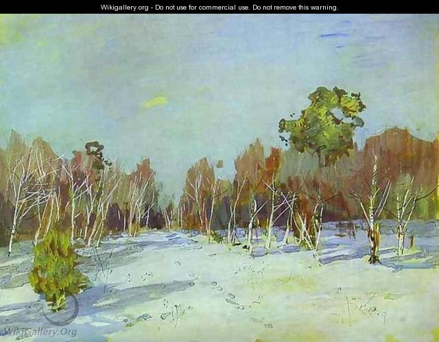 Snowbound Garden 1885 - Isaak Ilyich Levitan